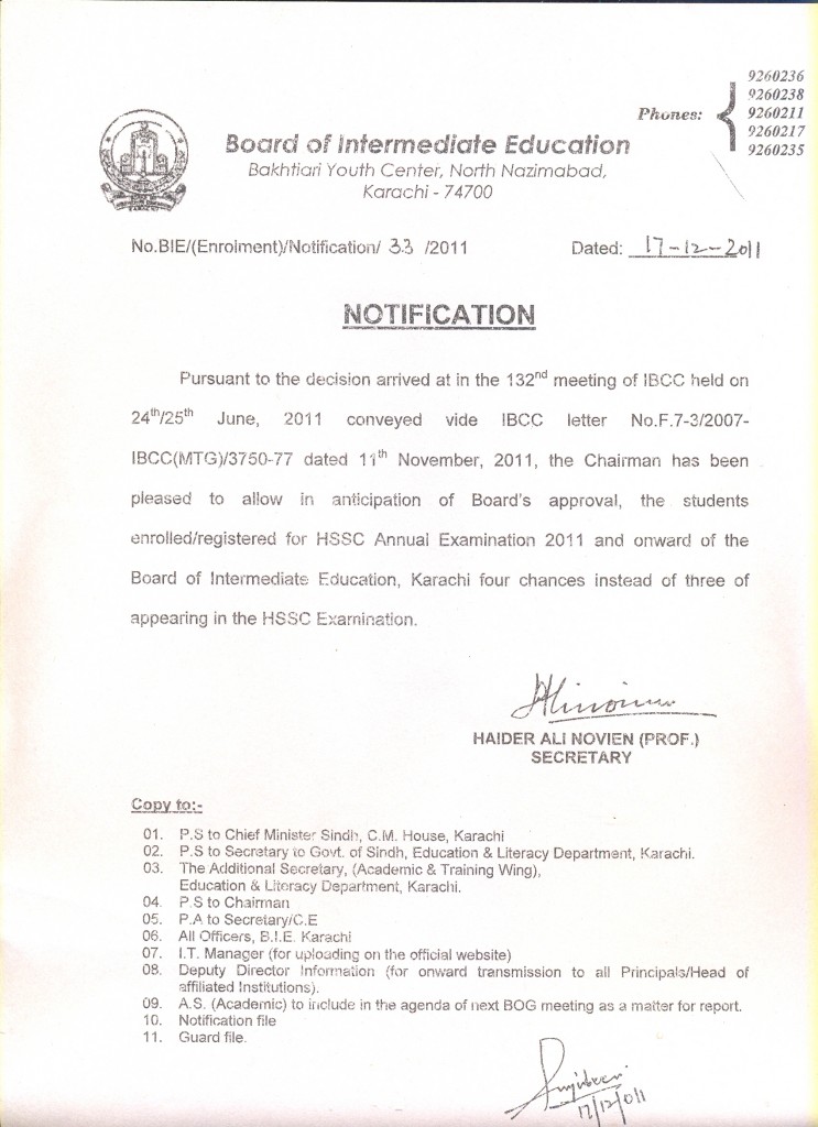 4 year notification Enrolment